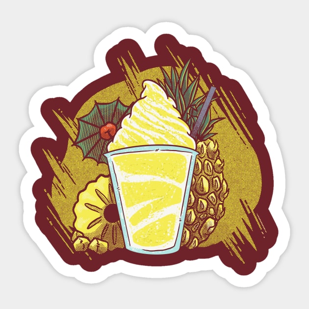 Team Pineapple Sticker by artofjoshd